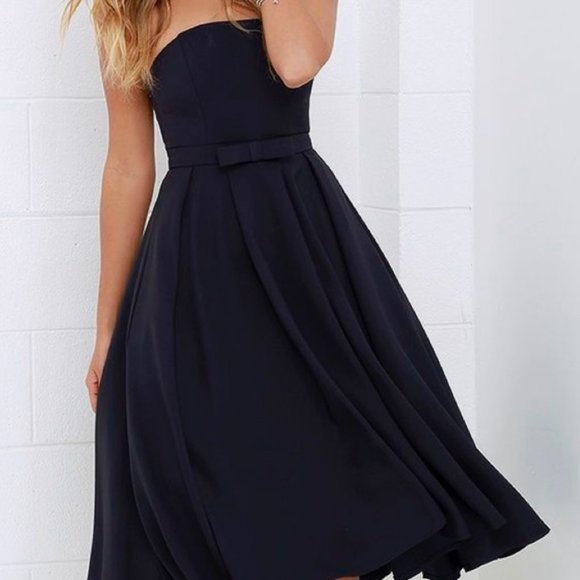 Erica Michelle Ltd. Strapless Prom Party Dress, Sz 6-8 - Picture 3 of 16